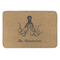 Octopus & Burlap Print Anti-Fatigue Kitchen Mat (Personalized)