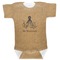 Octopus & Burlap Print Baby Bodysuit 0-3 (Personalized)