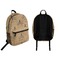 Octopus & Burlap Print Backpack front and back - Apvl