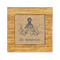 Octopus & Burlap Print Bamboo Trivet with Ceramic Tile Insert (Personalized)