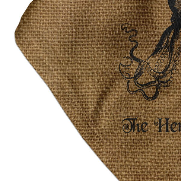 Octopus & Burlap Print Bandana Detail