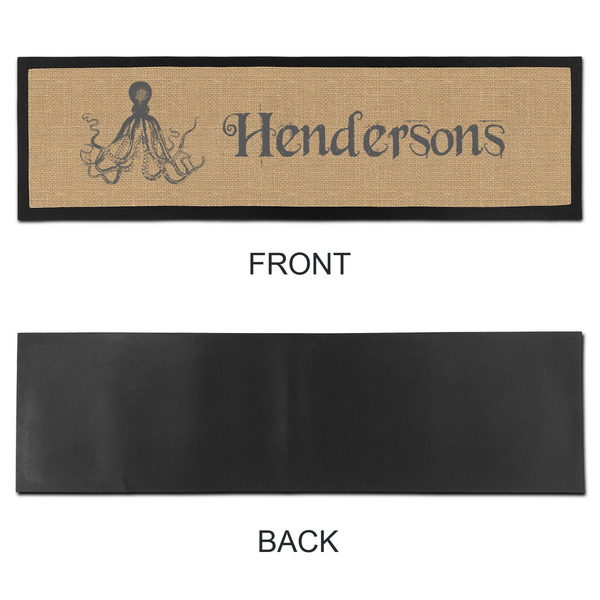 Octopus & Burlap Print Bar Mat - Large - APPROVAL