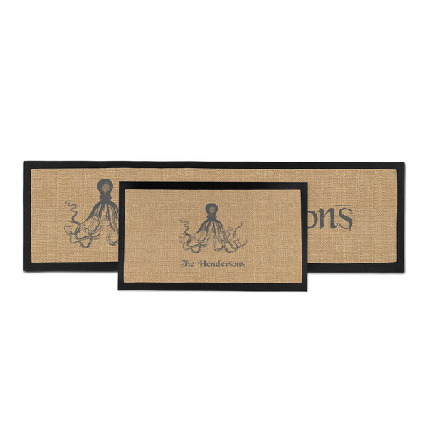 Octopus & Burlap Print Bar Mat - Parent Main