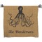 Octopus & Burlap Bath Towel (Personalized)