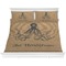 Octopus & Burlap Print Comforter Set - King (Personalized)