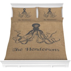 Octopus & Burlap Print Comforters (Personalized)