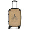 Octopus & Burlap Print Suitcase - 20" Carry On (Personalized)