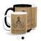 Octopus & Burlap Print Coffee Mugs Main
