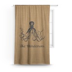 Octopus & Burlap Print Curtain (Personalized)