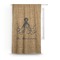 Octopus & Burlap Print Curtain With Window and Rod