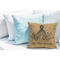 Octopus & Burlap Print Decorative Pillow Case - LIFESTYLE 2