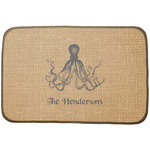 Octopus & Burlap Print Dish Drying Mat (Personalized)