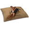 Octopus & Burlap Print Dog Bed - Small LIFESTYLE
