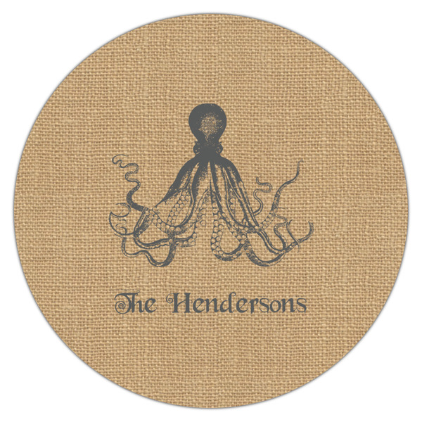 Octopus & Burlap Print Drink Topper - XSmall - Single