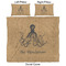 Octopus & Burlap Print Duvet Cover Set - King - Approval