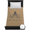 Octopus & Burlap Print Duvet Cover - Twin XL (Personalized)