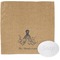 Octopus & Burlap Print Washcloth (Personalized)