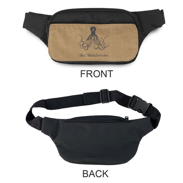 Octopus & Burlap Print Fanny Packs - APPROVAL