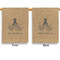 Octopus & Burlap Print Garden Flags - Large - Double Sided - APPROVAL