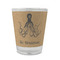 Octopus & Burlap Print Glass Shot Glass - 1.5 oz - Single (Personalized)