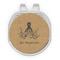 Octopus & Burlap Print Golf Ball Marker - Hat Clip - Silver