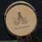 Octopus & Burlap Print Golf Ball Marker Hat Clip - Gold - Close Up