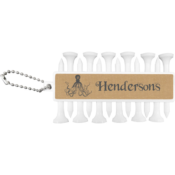 Octopus & Burlap Print Golf Buddy