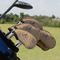 Octopus & Burlap Print Golf Club Cover - Set of 9 - On Clubs