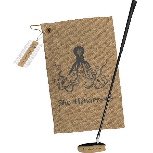 Octopus & Burlap Print Golf Gift Kit (Full Print)