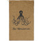 Octopus & Burlap Print Golf Towel (Personalized) - APPROVAL (Small Full Print)