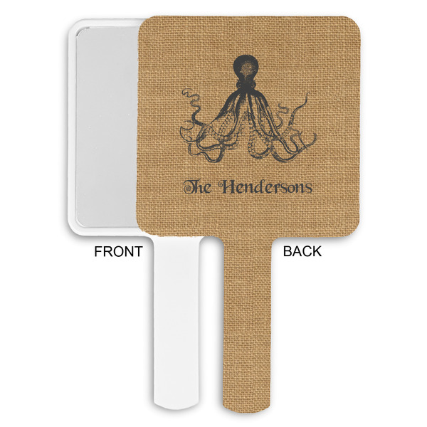 Octopus & Burlap Print Hand Mirrors - Approval