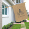 Octopus & Burlap Print House Flags - Double Sided - LIFESTYLE
