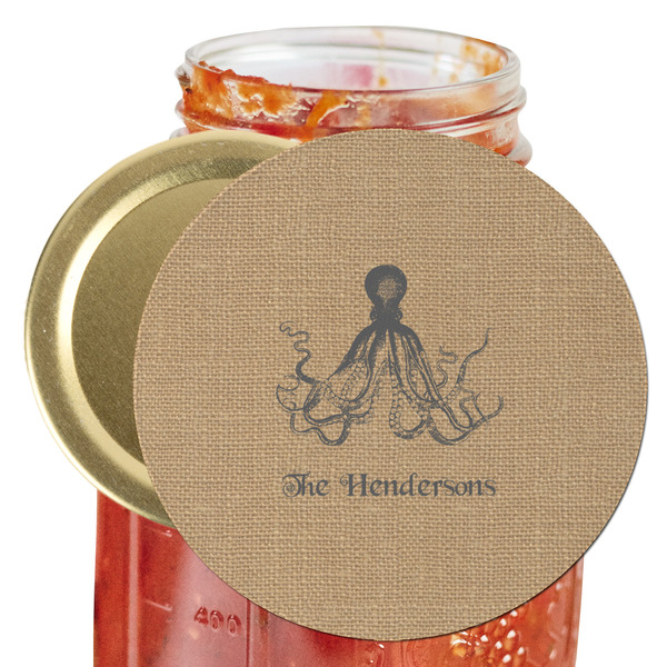 Custom Octopus & Burlap Print Jar Opener (Personalized)