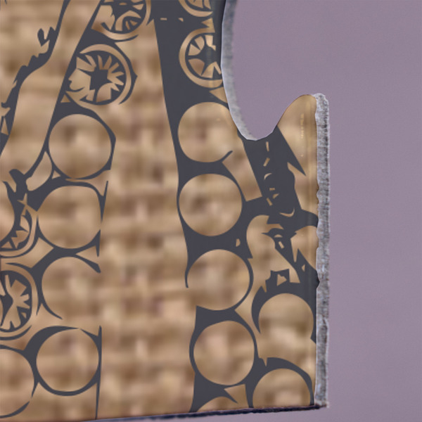 Octopus & Burlap Print Jigsaw Puzzle 30 Piece  - Close Up