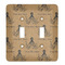 Octopus & Burlap Light Switch Cover (2 Toggle Plate)