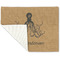 Octopus & Burlap Print Linen Placemat - Folded Corner (single side)