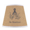 Octopus & Burlap Print Poly Film Empire Lampshade - Front View