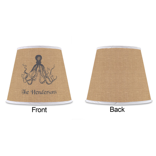 Octopus & Burlap Print Poly Film Empire Lampshade - Approval
