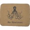 Octopus & Burlap Print Memory Foam Bath Mat - 48"x36" (Personalized)