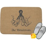 Octopus & Burlap Print Memory Foam Bath Mat - 24"x17" (Personalized)