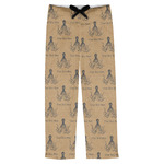 Octopus & Burlap Print Mens Pajama Pants - XL (Personalized)