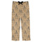 Octopus & Burlap Print Mens Pajama Pants - M (Personalized)