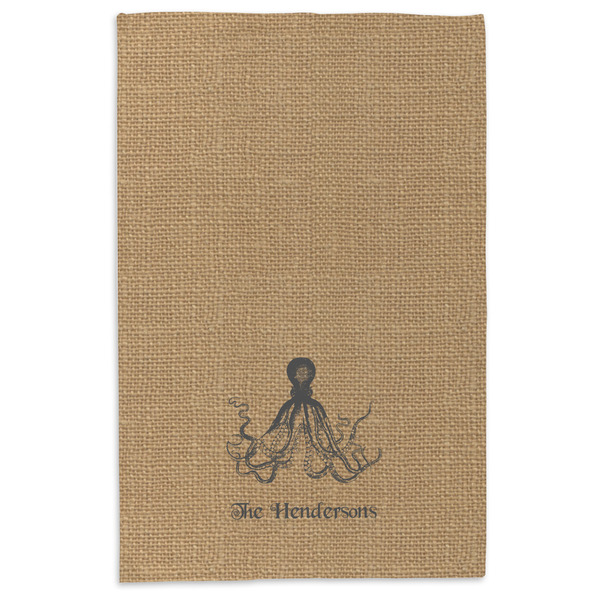 Octopus & Burlap Print Microfiber Dish Towel - APPROVAL