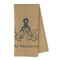 Octopus & Burlap Print Kitchen Towel - Microfiber (Personalized)