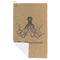 Octopus & Burlap Print Microfiber Golf Towels - FOLD