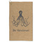 Octopus & Burlap Print Microfiber Golf Towel (Personalized)