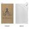 Octopus & Burlap Print Microfiber Golf Towels - Small - APPROVAL