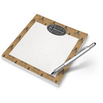 Octopus & Burlap Print Notepad (Personalized)