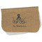 Octopus & Burlap Print Burp Cloth - Fleece w/ Name or Text