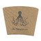 Octopus & Burlap Print Party Cup Sleeves - without bottom - FRONT (flat)